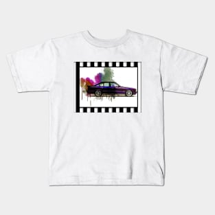 BMW M5 Splash art Kids T-Shirt